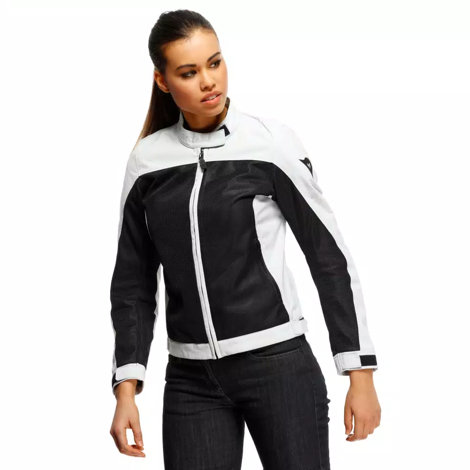 SEVILLA AIR TEX - GIACCA MOTO ESTIVA IN TESSUTO DONNA - BLACK/GLACIER-GRAY - 5
