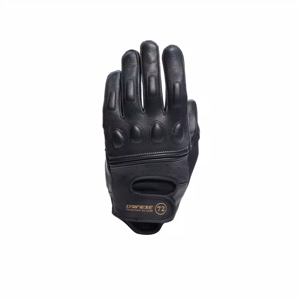 BLACKJACK 2 - WOMEN'S VINTAGE SUMMER MOTORCYCLE GLOVES - BLACK/BLACK - 1