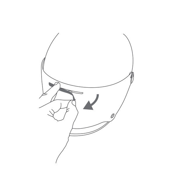 VISOR AIR VENT COVER X3000 - undefined