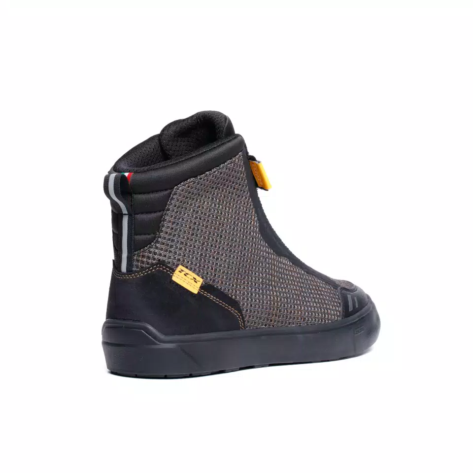 IKASU 2 AIR SUMMER MOTORCYCLE SHOES MEN - BLACK/OCHRE -  - 3