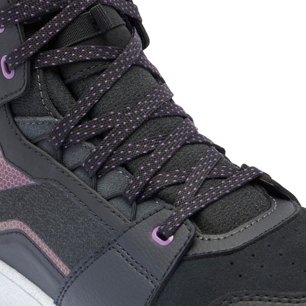 suburb-d-wp-scarpe-moto-impermeabili-donna-black-white-metal-purple image number 4