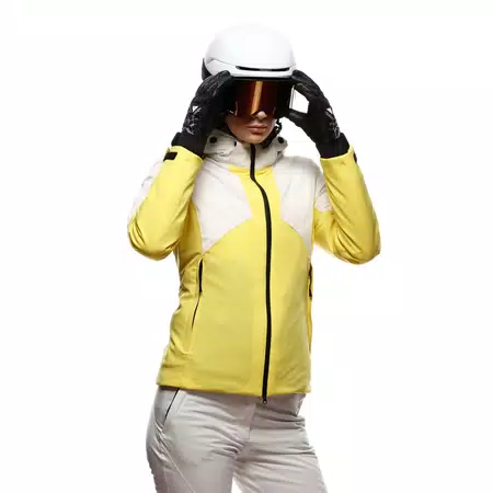 ZIVES AEROSENSE-DRY - WOMEN'S PADDED JACKET - LILY WHITE/EMPIRE YELLOW - 5