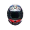 K6 S SLASHCUT BLACK/BLUE/RED - MOTORBIKE FULL FACE HELMET DOT (E2206)