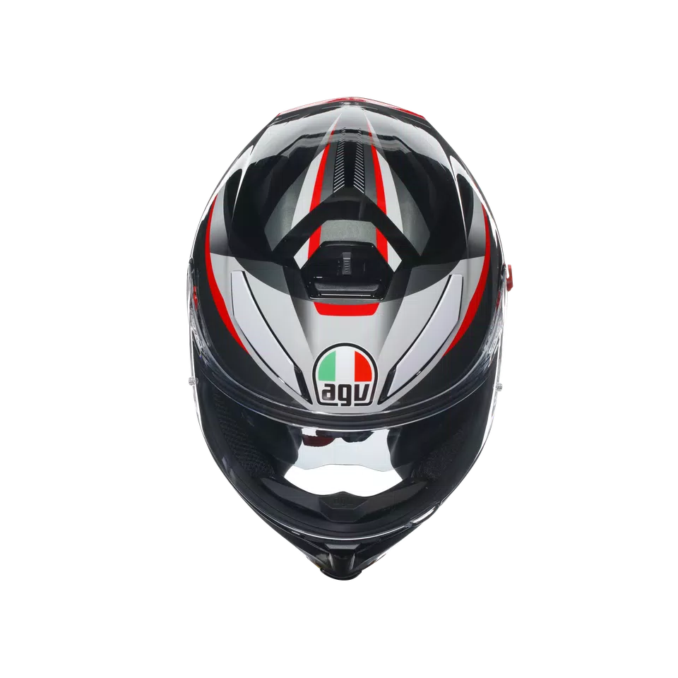 K5 S AGV DOT(ECE) MULTI MPLK - PLASMA BLACK/GREY/RED -  - 5
