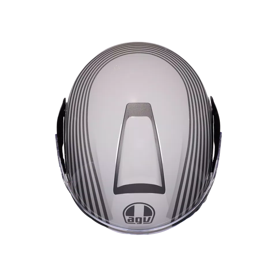 STREETMODULAR ISEO GREY/BLACK - MOTORBIKE FLIP UP HELMET E2206 -  - 7