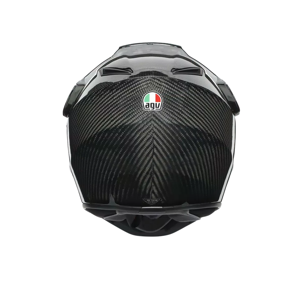 AX9 MONO GLOSSY CARBON - MOTORFIETS INTEGRAALHELM E2206 -  - 5