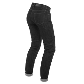 DENIM SLIM LADY TEX PANTS BLACK- Women Pants