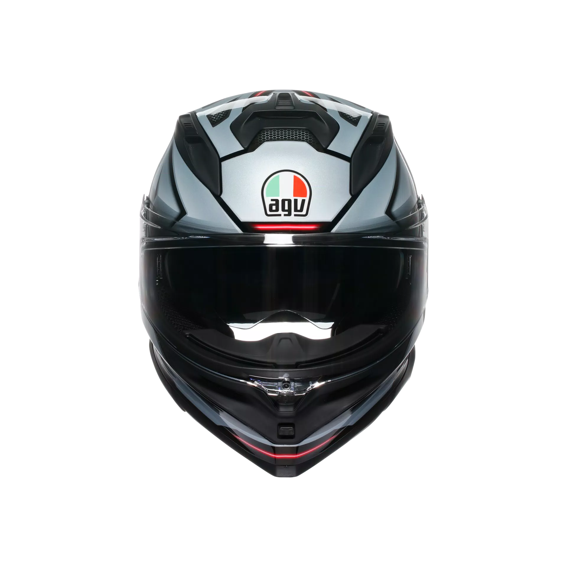K7 MPLK JAEGER BLACK/SILVER - CASCO MOTO INTEGRALE E2206