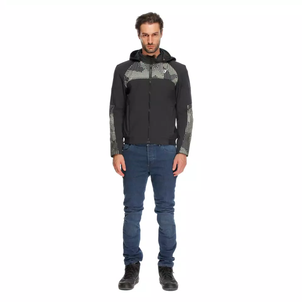 IGNITE 2 - MEN TEXTILE MOTORCYCLE JACKET - BLACK/MOSS GRAY - 2