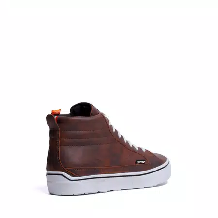 STREET 3 WP ZAPATO MOTO IMPERMEABLE HOMBRE - MARRÓN/BLANCO -  - 3