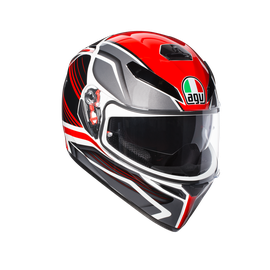 K-3 SV AGV E2205 MULTI PLK - PROTON BLACK/RED - Full Face