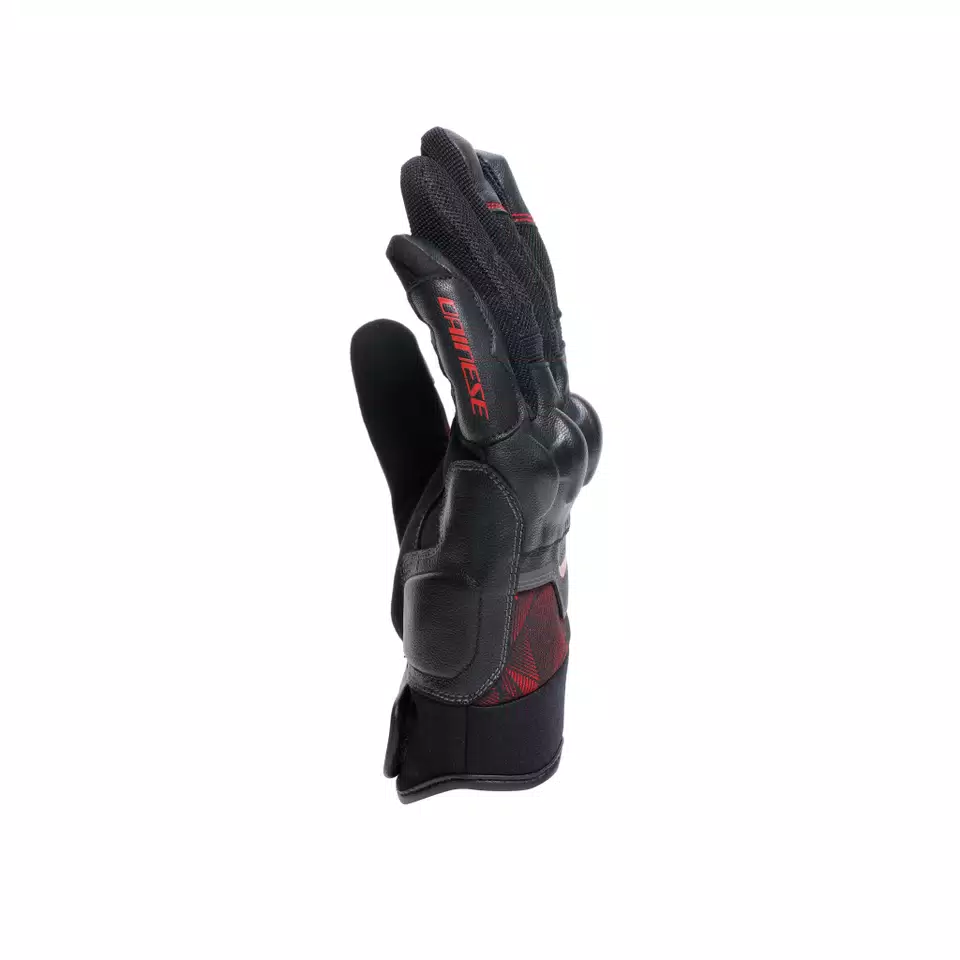 ERMEX - ZOMER MOTORHANDSCHOENEN - BLACK/RED-LAVA - 4