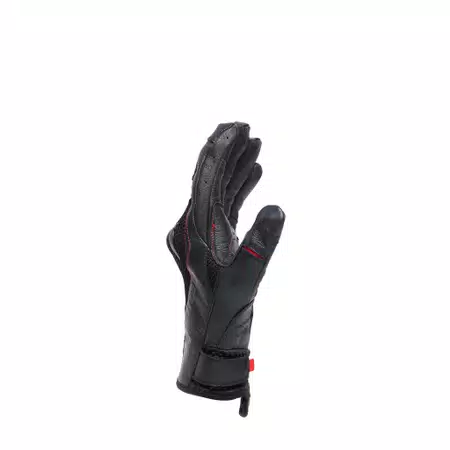 KARAKUM ERGO-TEK MAGIC CONNECTION - MEN'S MOTORCYCLE GLOVES - BLACK/BLACK - 2