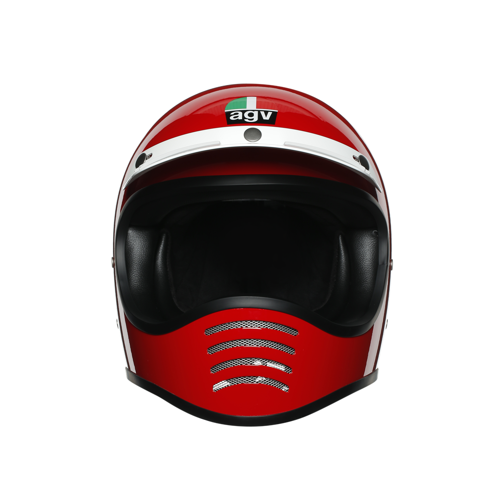 AGV 101 赤 フルフェイスヘルメット X101 AGV DOT SOLID - RED｜フルフェイス