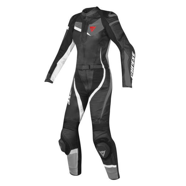 veloster-2-piece-lady-suit-black-anthracite-white image number 0