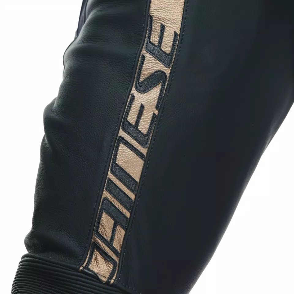 AVRO 4 LEATHER 2PCS SUIT - BLACK-MATT/CHARCOAL-GRAY/TIBETAN-PLATINUM - 13