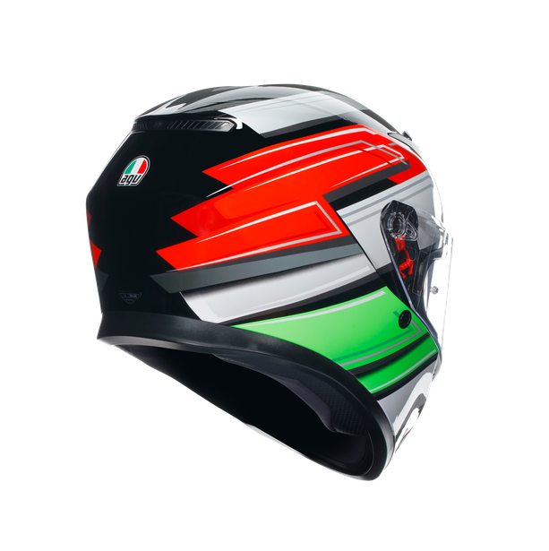 k3-wing-black-italy-motorbike-full-face-helmet-e2206 image number 5