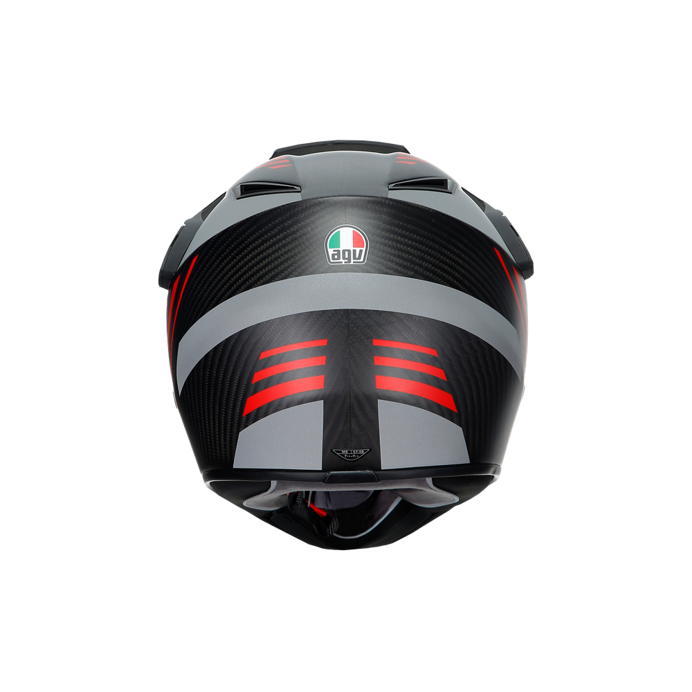 ax9-refractive-adv-matt-carbon-red-casco-moto-integral-e2205 image number 4