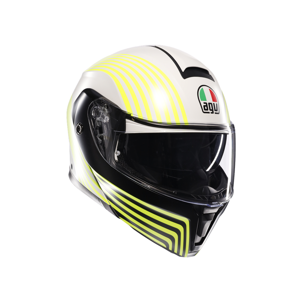 streetmodular-dot-e2206-iseo-matt-white-black-yel-fluo image number 0