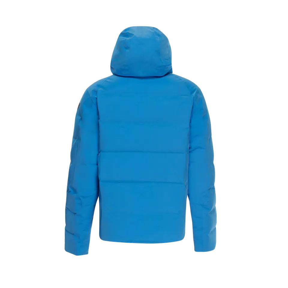 MEN'S WATERPROOF SKI DOWN JACKET - BLUE - 2