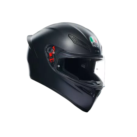 K1 S MATT BLACK - MOTORBIKE FULL FACE HELMET E2206 -  - 1