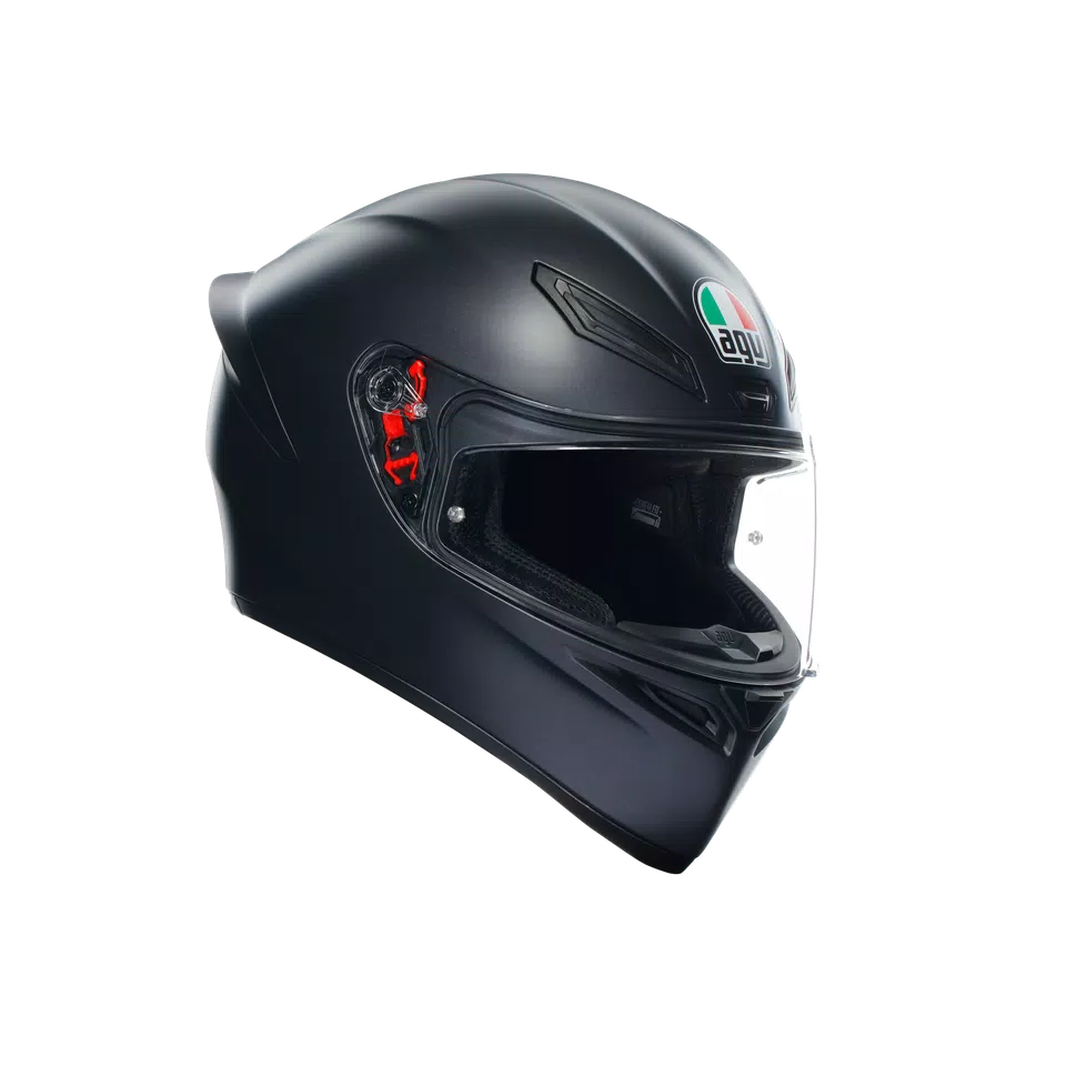 K1 S MATT BLACK - MOTORBIKE FULL FACE HELMET E2206 -  - 1