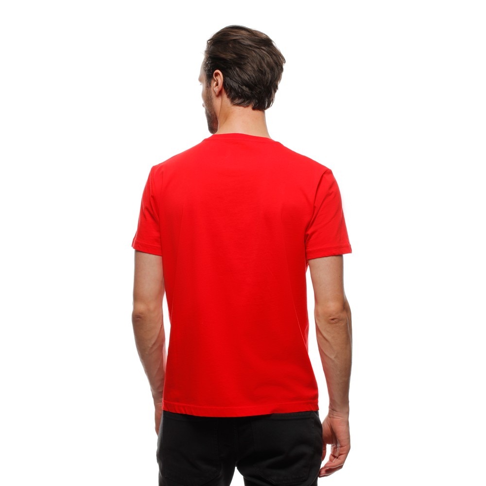 geometrica-t-shirt-col-rond-homme-red-white-stripes image number 3