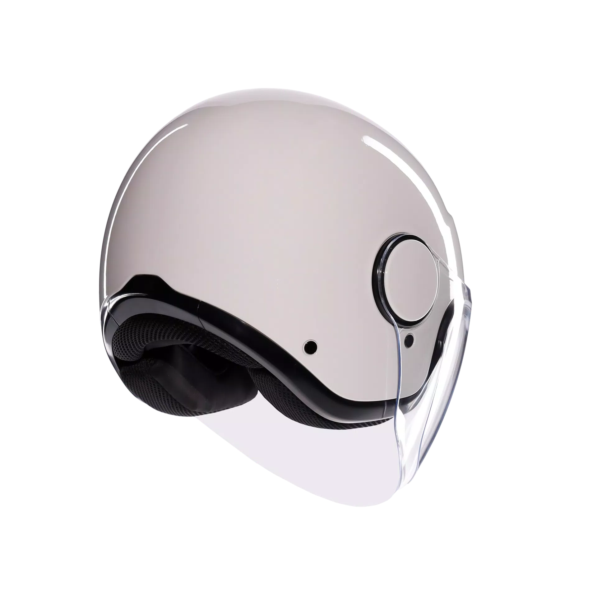 ETERES MONO MATERIA WHITE - MOTORBIKE OPEN FACE HELMET E2206