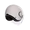 ETERES MONO MATERIA WHITE - MOTORBIKE OPEN FACE HELMET E2206