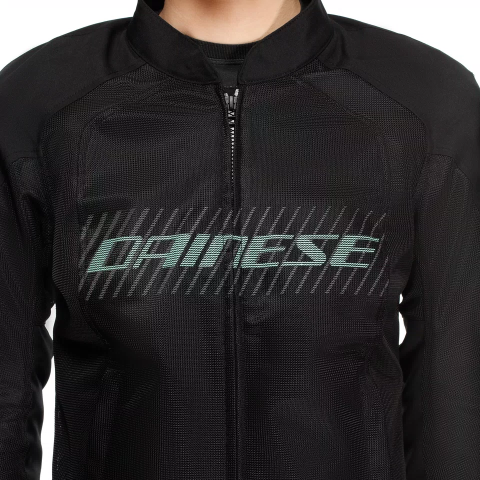 HEROSPHERE AIR - DAMES ZOMER MOTORFIETS JAS - BLACK/GRAY/LIGHT GREEN - 9