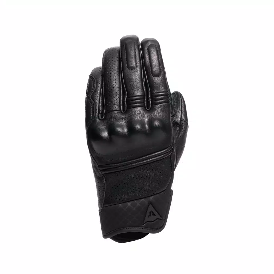 FOLGOR - GUANTES MOTO VERANO EN PIEL - BLACK/BLACK - 1