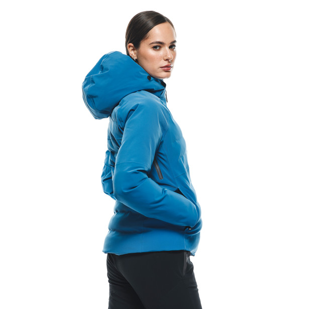 women-s-waterproof-ski-down-jacket-dark-blue image number 6