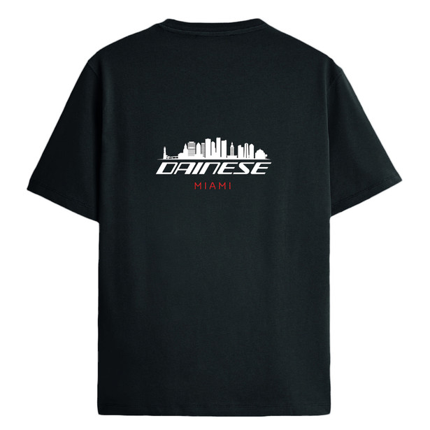 d-store-premium-skyline-t-shirt-uomo-miami-skyline-anthracite image number 1