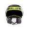 IRIDES DAVAO BLACK/GREY/YELLOW FLUO - MOTORBIKE OPEN FACE HELMET E2206