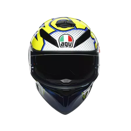 K3 SV MULTI ECE DOT - BUBBLE BLUE/WH/YELLOW FLUO -  - 4