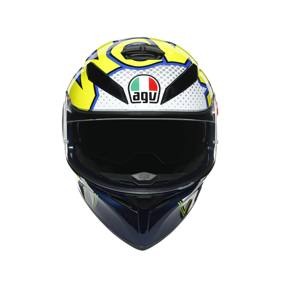 K3 SV MULTI ECE DOT - BUBBLE BLUE/WH/YELLOW FLUO | Dainese