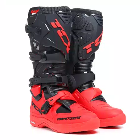COMP EVO 2 MEN'S MOTORCYCLE OFFROAD BOOTS - BLACK/RED -  - 1