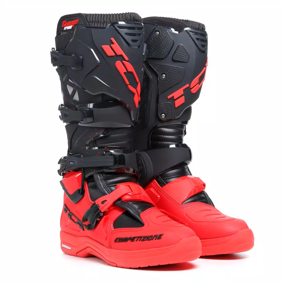 COMP EVO 2 STIVALI MOTO OFFROAD UOMO - NERO/ROSSO -  - 1
