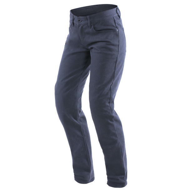 casual-regular-pantaloni-moto-in-tessuto-donna-blue image number 0