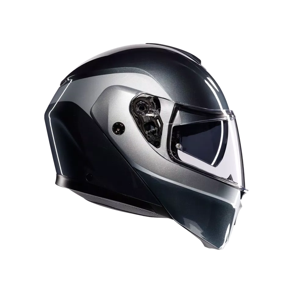 STREETMODULAR LEVICO GREY/SILVER - CASCO MOTO MODULARE E2206 -  - 3