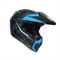 AX9 MULTI ECE DOT - ANTARTICA MATT BLACK/CYAN