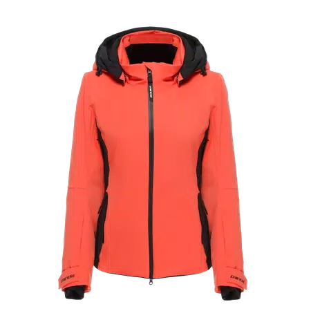 SPEED DEMON LAB - WOMEN’S SKI JACKET - CORAL/STRETCH LIMO - 1