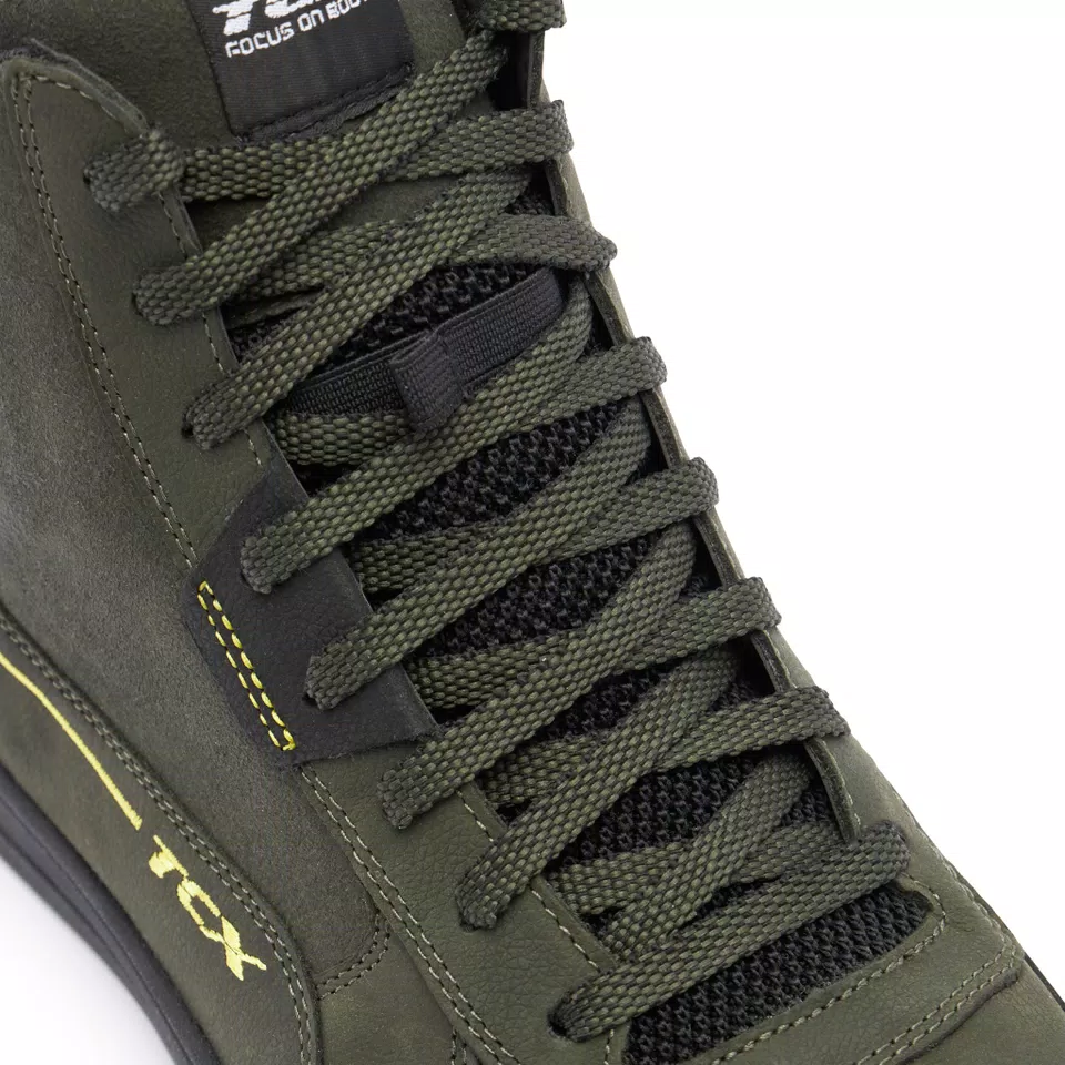 MOOD 2 GORE-TEX® WATERPROOF MOTORCYCLE SHOES MEN - GREEN MOOD 2 GORE-TEX® WATERPROOF MOTORCYCLE SHOES MEN - GREEN