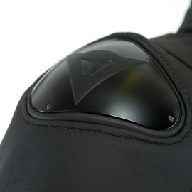 AGILE LEATHER JACKET BLACK-MATT/BLACK-MATT/BLACK-MATT- Leather