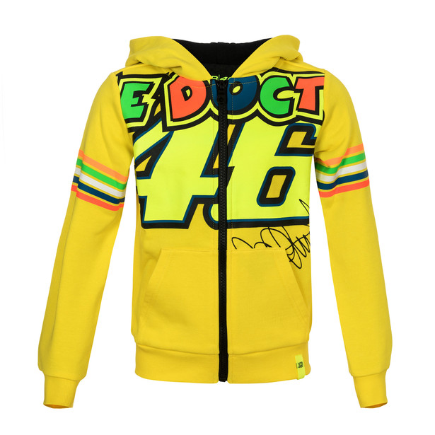 the-doctor-46-kid-hoodie-yellow image number 0