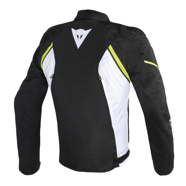 avro-d2-tex-jacket-black-white-yellow-fluo image number 1