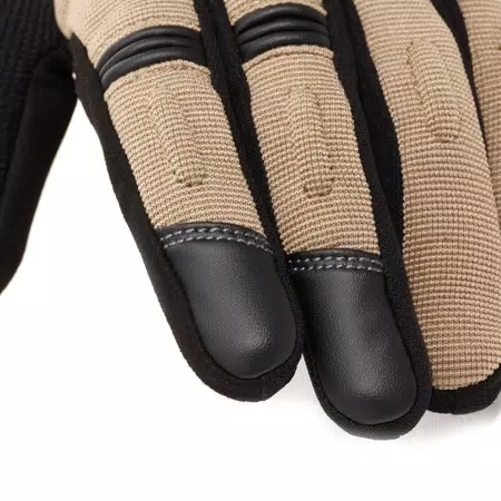 METRAX AIR - MEN'S SUMMER TEXTILE MOTORCYCLE GLOVES - BLACK/TIDAL FOAM - 6