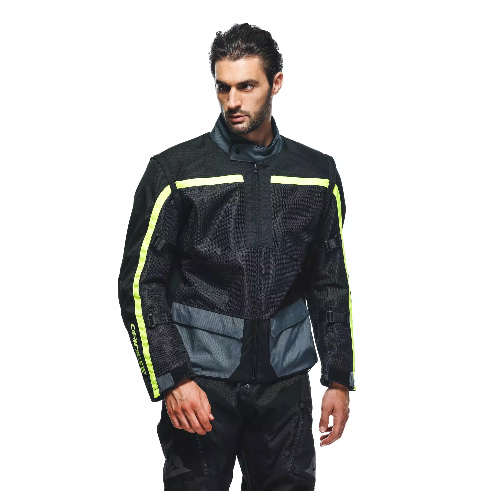 OUTLAW TEX - MEN'S SUMMER MOTORCYCLE JACKET IN FABRIC