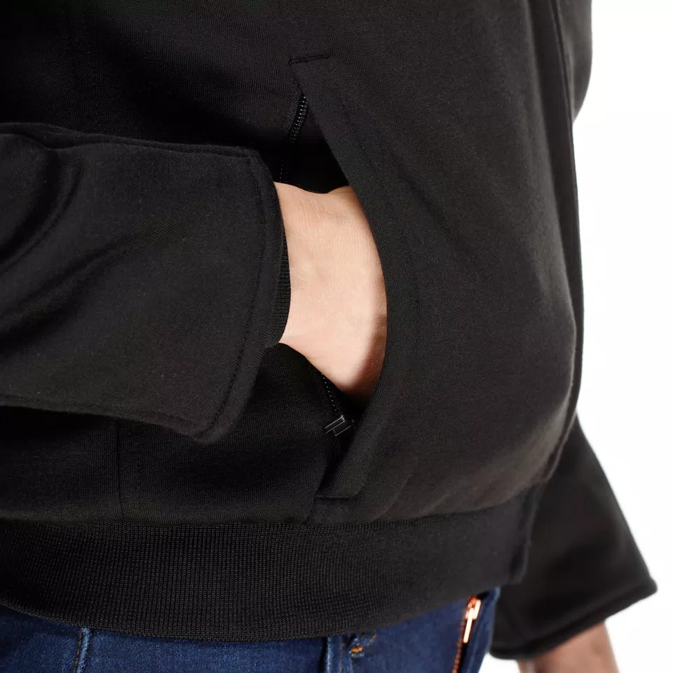 DAEMON-X - FELPA DA MOTO CON PROTEZIONI DONNA - BLACK - 13