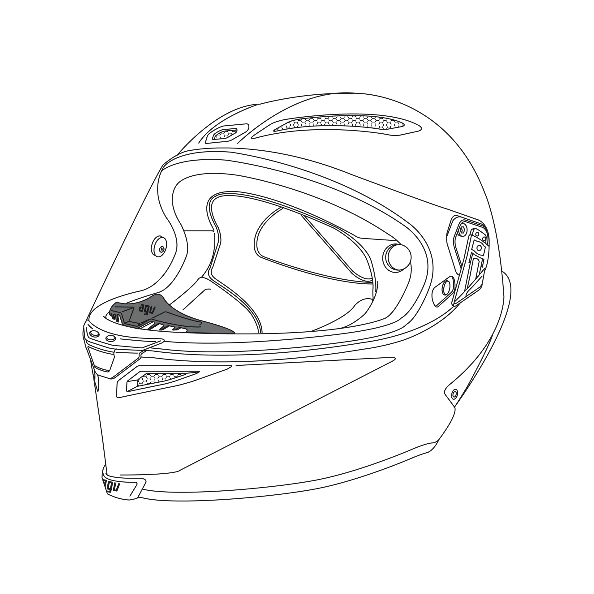 NOSE GUARD PISTA GP/CORSA/GT-VELOCE/VELOCE S